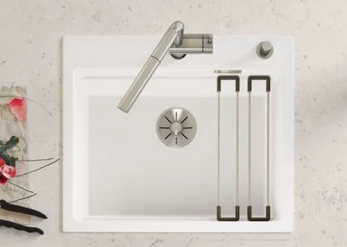 כיור מטבח בלנקו ETAGON 6 אטגון 6 50X59.4X22 ס"מ BLANCO מקורי באחריות ניגא!!! יבוא רשמי! BLANCO בלנקו