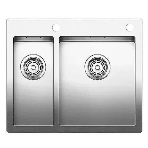 כיור מטבח נירוסטה בלנקו ANDANO 180/340 IF/A אנדאנו 50X58.5 ס"מ BLANCO BLANCO בלנקו