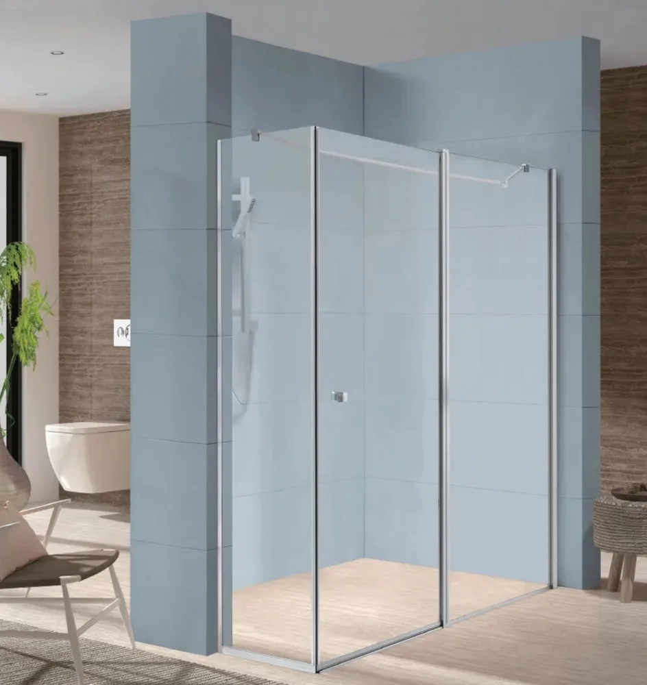 מקלחון פינתי ZIKO - זיקו 60 ממידה 94 סמ עד מידה 154 סמ - סניטק