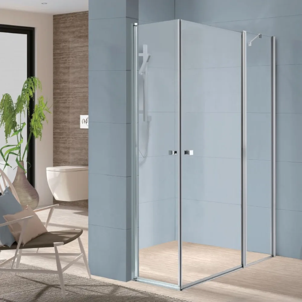 מקלחון פינתי CUPRA - קופרה 50 ממידה 84 סמ עד מידה 144 סמ - סניטק