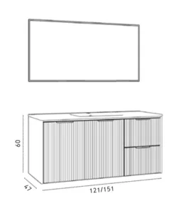 ארון קוסמוי 120/47 ס"מ KO SAMUI סיוון אופיר