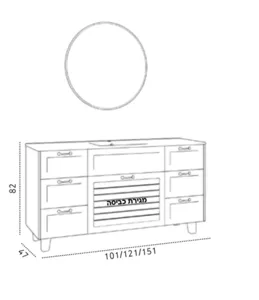 ארון וושינגטון 100/47 ס"מ WASHINGTON סיוון אופיר