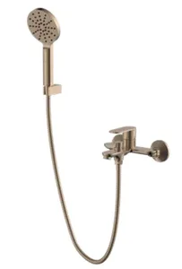 סוללה לאמבטיה בעיצוב מודרני רוז גולד מט 3706RG סיוון אופיר