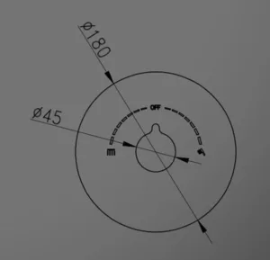 אינטרפוץ 4 דרך עגול למקלחת סדרת איבים רוז גולד מט 1604RG סיוון אופיר