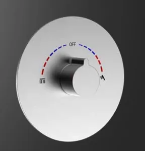 אינטרפוץ 4 דרך עגול למקלחת סדרת איבים ניקל מוברש 1604CB סיוון אופיר