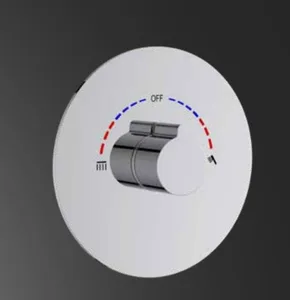 אינטרפוץ 4 דרך עגול למקלחת סדרת איבים ניקל מבריק 1604 סיוון אופיר