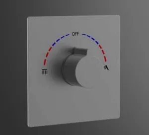 אינטרפוץ 4 דרך מרובע למקלחת סדרת דקל אפור גרפיט 1704GR סיוון אופיר