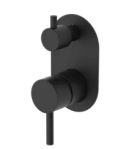 אינטרפוץ 4 דרך ידית סטיק שחור מט 1204B סיוון אופיר