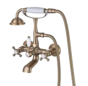 סוללה לאמבטיה בעיצוב ענתיק רוז גולד מט 8226RG סיוון אופיר