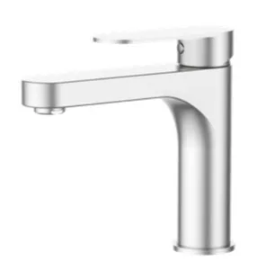 ברז פרח נמוך פיה קבועה ניקל מוברש 3701CB סיוון אופיר