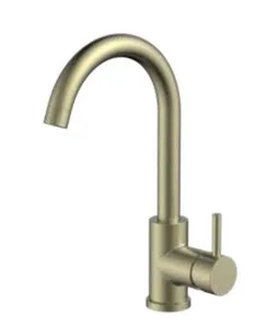 ברז פרח נמוך פיה מסתובבת זהב מט 1206YB סיוון אופיר