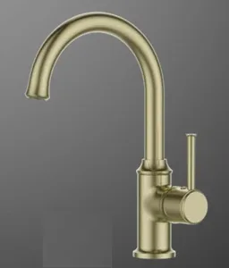 ברז פרח נמוך פיה מסתובבת זהב מט 3109YB סיוון אופיר