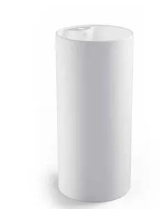 כיור חרס עומד 40X40 ס"מ ללא חור לברז לבן מבריק 9605WL סיוון אופיר