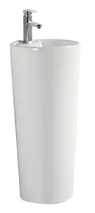 כיור חרס עומד 40X40 ס"מ לבן מט 9605MW סיוון אופיר