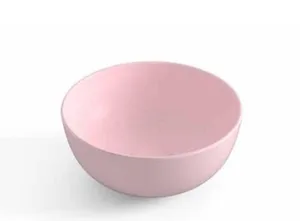 כיור חרס מונח עגול 28 ס"מ ורוד מט 9462MP סיוון אופיר