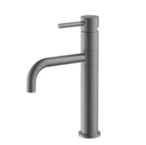 ברז פרח נמוך פיה מסתובבת אפור גרפיט 1202GR סיוון אופיר