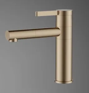 ברז פרח נמוך פיה מסתובבת רוז גולד מט 5407RG סיוון אופיר