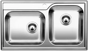 כיור מטבח נירוסטה 50X86X19 ס"מ בלנקו MEDIAN 9 IF מדיאן BLANCO BLANCO בלנקו