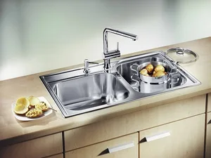 כיור מטבח נירוסטה 50X86X19 ס"מ בלנקו MEDIAN 9 IF מדיאן BLANCO BLANCO בלנקו