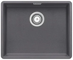 כיור מטבח 42.7X52.7X19 ס"מ SUBLINE 500F סבליין 500F בלנקו BLANCO מקורי באחריות ניגא!!! יבוא רשמי! BLANCO בלנקו