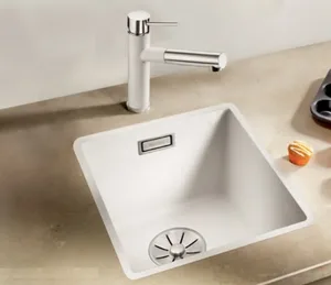 כיור מטבח 42.7X34.2X19 ס"מ SUBLINE 320F סבליין 320F בלנקו BLANCO מקורי באחריות ניגא!!! יבוא רשמי! BLANCO בלנקו