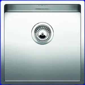 כיור מטבח נירוסטה בלנקו CLARON 400 IF/N קלרון 44X44X19 ס"מ BLANCO BLANCO בלנקו