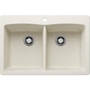 כיור מטבח כפול בלנקו 54.5X81.5X25 ס"מ DIAMOND 210 דיאמונד 210 BLANCO מקורי באחריות ניגא!!! יבוא רשמי! BLANCO בלנקו