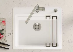 כיור מטבח בלנקו ETAGON 6 אטגון 6 50X59.4X22 ס"מ BLANCO מקורי באחריות ניגא!!! יבוא רשמי! BLANCO בלנקו