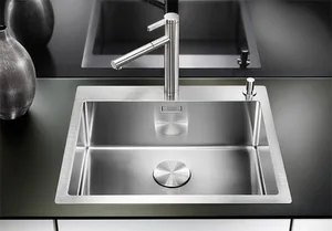 כיור מטבח בלנקו CLARON קלארון 550IF/A נירוסטה 51X56X19 ס"מ BLANCO מקורי באחריות ניגא!!! יבוא רשמי! BLANCO בלנקו