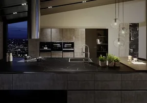 כיור מטבח בלנקו ZEROX זירוקס דארק סטיל 500IF נירוסטה מושחרת 44X54X17.5 ס"מ BLANCO מקורי באחריות ניגא!!! יבוא רשמי! BLANCO בלנקו