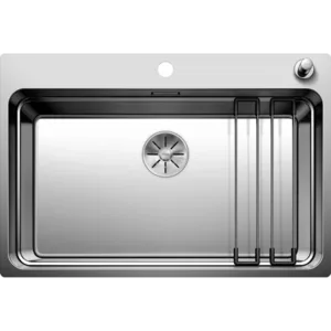 כיור מטבח בלנקו ETAGON אטגון 700IF/A נירוסטה 50X74X19 ס"מ BLANCO מקורי באחריות ניגא!!! יבוא רשמי! BLANCO בלנקו
