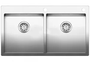 כיור מטבח נירוסטה בלנקו ANDANO 400/400 IF/A אנדאנו 50X86.5X19 ס"מ BLANCO BLANCO בלנקו