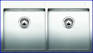 כיור מטבח נירוסטה בלנקו CLARON 400/400 IF/A קלרון 51X88.5X17.5 ס"מ BLANCO BLANCO בלנקו