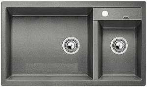 כיור מטבח כפול בלנקו 9 METRA מטרה 49X85X19 ס"מ BLANCO BLANCO בלנקו