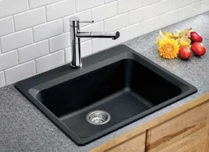 כיור מטבח VISION 110 ויז'ן 51.7X61.5X20 ס"מ בלנקו BLANCO מקורי באחריות ניגא!!! יבוא רשמי! BLANCO בלנקו