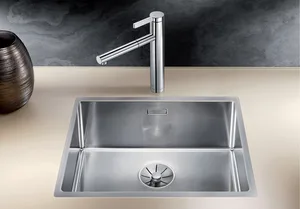 כיור מטבח נירוסטה בלנקו CLARON 500 IF/N קלרון 44X54X19 ס"מ BLANCO BLANCO בלנקו