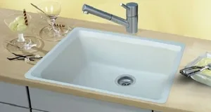 כיור מטבח בלנקו VISION U1 ויז'ן 45.6X61X20 ס"מ BLANCO מקורי באחריות ניגא!!! יבוא רשמי! BLANCO בלנקו