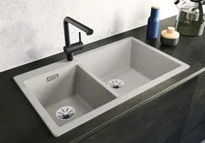 כיור מטבח בלנקו PLEON 9 פלאון 9 49X85.4X22 ס"מ BLANCO מקורי באחריות ניגא!!! יבוא רשמי! BLANCO בלנקו