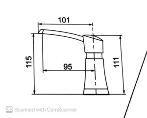 סבוניה BLANCO ארטונה נירוסטה 442047 דיספנסר BLANCO בלנקו
