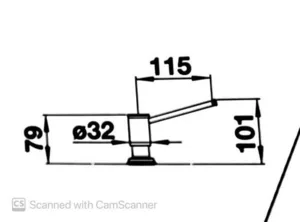 סבוניה BLANCO ליביה זהב 521292 דיספנסר BLANCO בלנקו