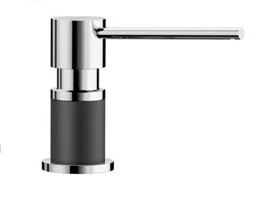 סבוניה בלנקו BLANCO לאטו LATO כרום בשילוב שחור מט 526177 דיספנסר BLANCO בלנקו