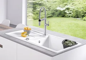 ברז מיקסר בלנקו BLANCO מיני קולינה MINI CULINA שני מצבי זרימה נירוסטה 527467 BLANCO בלנקו