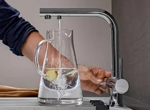 ברז מערכת מים פונטאס FONTAS מהברז הראשי קר בלבד ומטוהר BLANCO בלנקו אנטרציט 525200