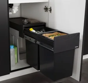 פח מחולק BLANCO בלנקו נשלף מהארון מתחת לכיור מטבח 526376