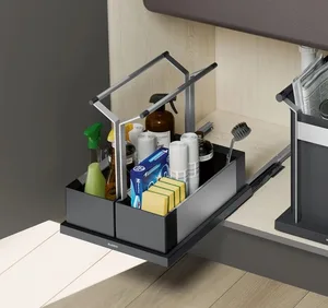 קאדי ארגונית חכמה 40 ס"מ בלנקו BLANCO מתחת לכיור 527668 BLANCO בלנקו