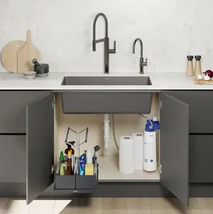 קאדי ארגונית חכמה 40 ס"מ בלנקו BLANCO מתחת לכיור 527668 BLANCO בלנקו