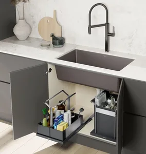 קאדי ארגונית חכמה 40 ס"מ בלנקו BLANCO מתחת לכיור 527668 BLANCO בלנקו