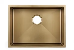 כיור נירוסטה זהב 44X59X20.3 ס"מ דגם וניל GDF-5944G שוני SHONY