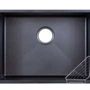 כיור נירוסטה שחור 44X59X20.3 ס"מ דגם וניל GDF-5944B שוני SHONY