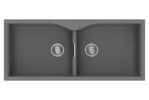 כיור גרניט כפול ענק 49.5X114X23 ס"מ דגם בולט BOLT שוני SHONY